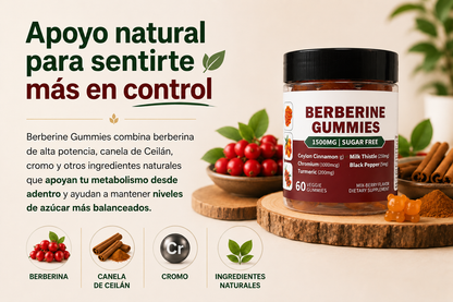 Gomitas de Berberina 1500MG | Apoyo Metabólico Natural